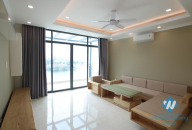 01 bedroom apartment with lake view for rent in Truc Bach area, Ba Dinh, Hanoi